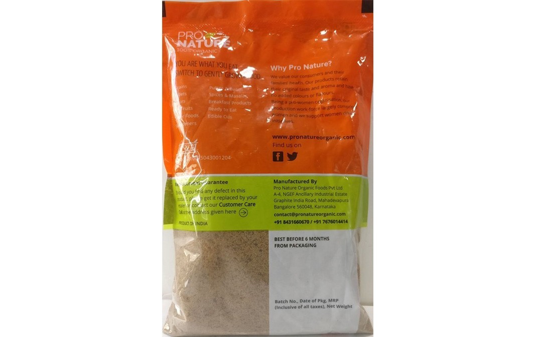 Pro Nature Organic Jaggery Powder    Pack  400 grams